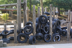 image of tire playstructure
