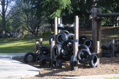 image of tires playstructure