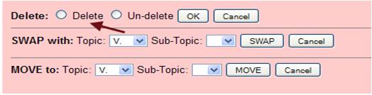 subtopic delete