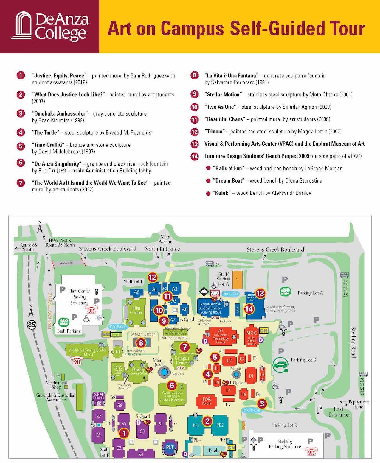 campus art map
