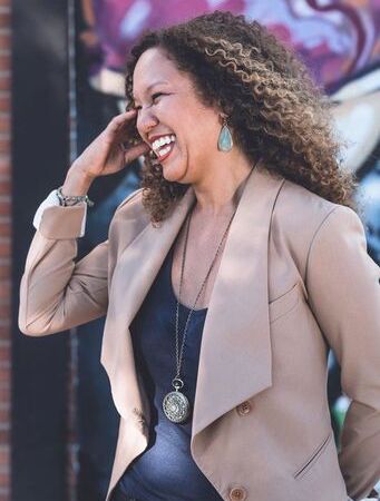 Mer Curry laughing