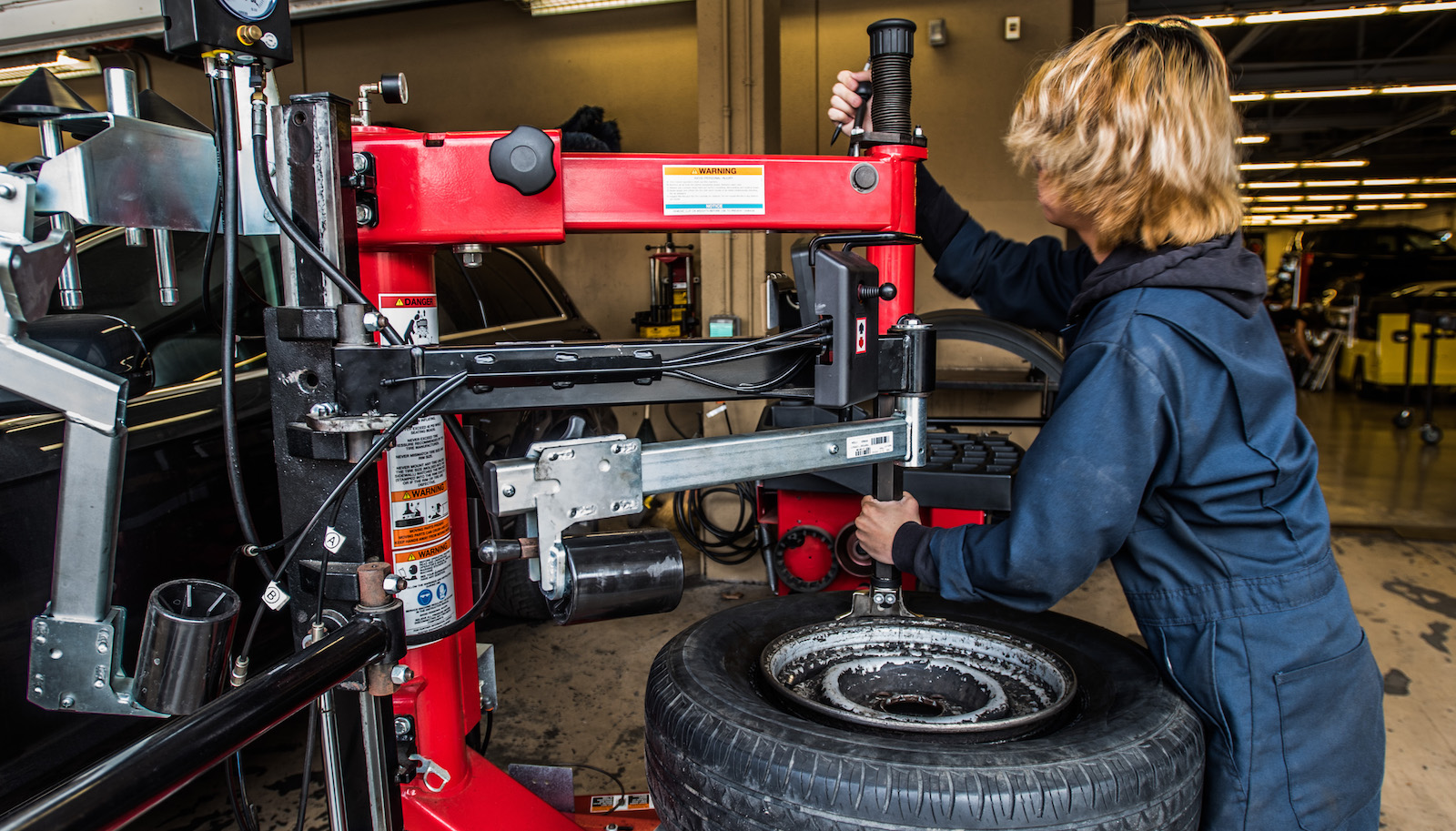 fixing a tire