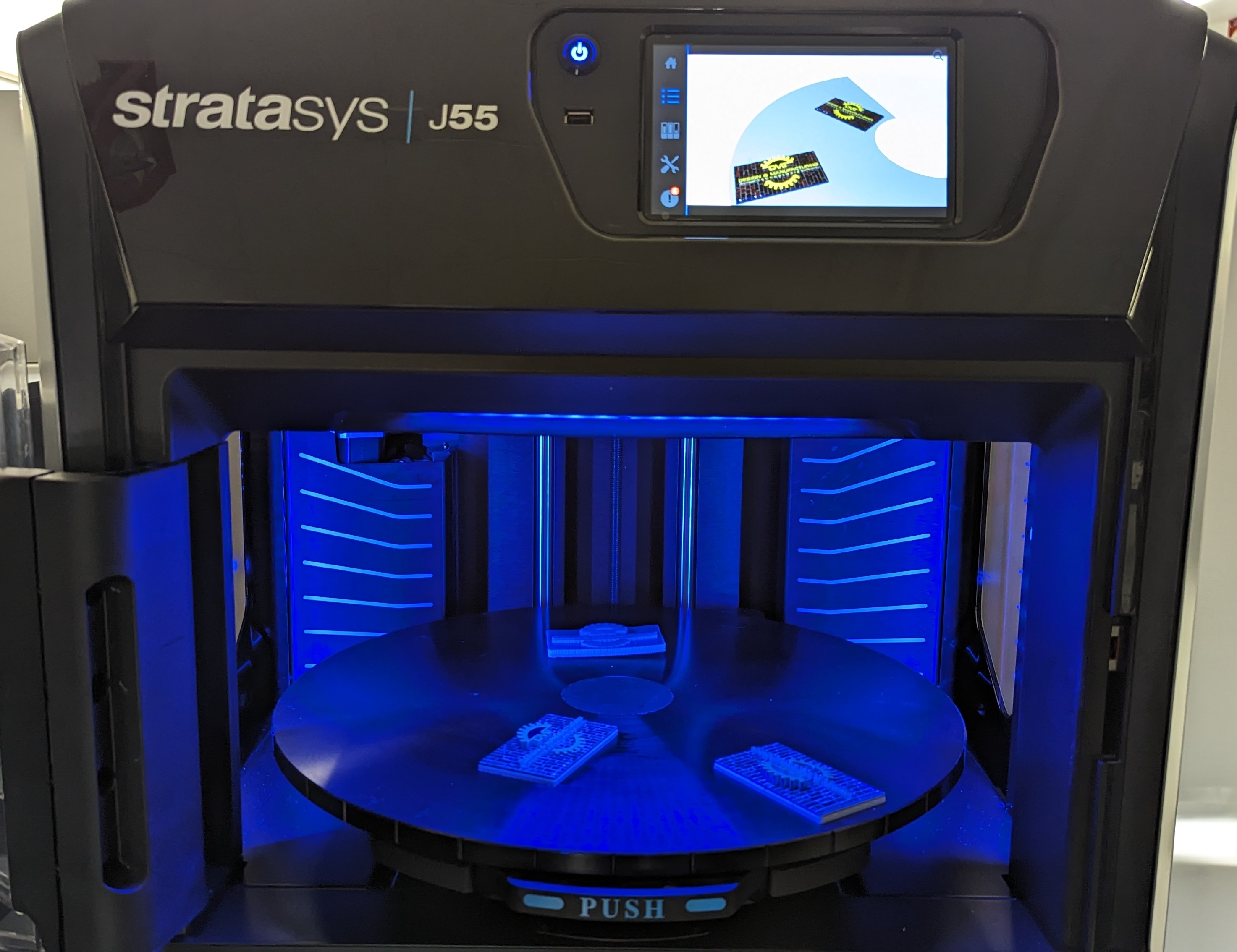 Stratasys J55 with Business Cards