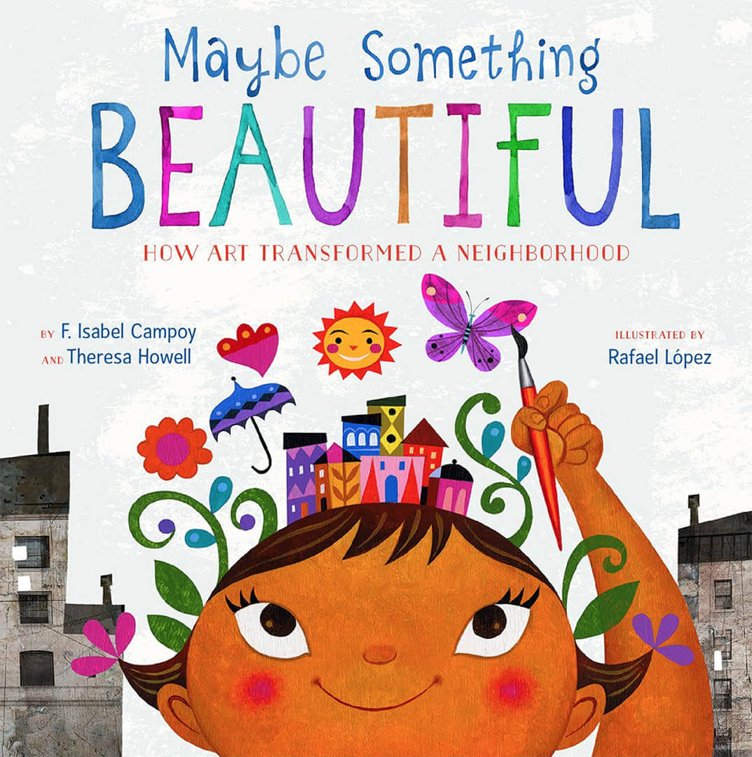 cover art for maybe something beautiful section by lopez