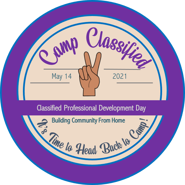 Classified Professional Development Day Logo - Camp Classified