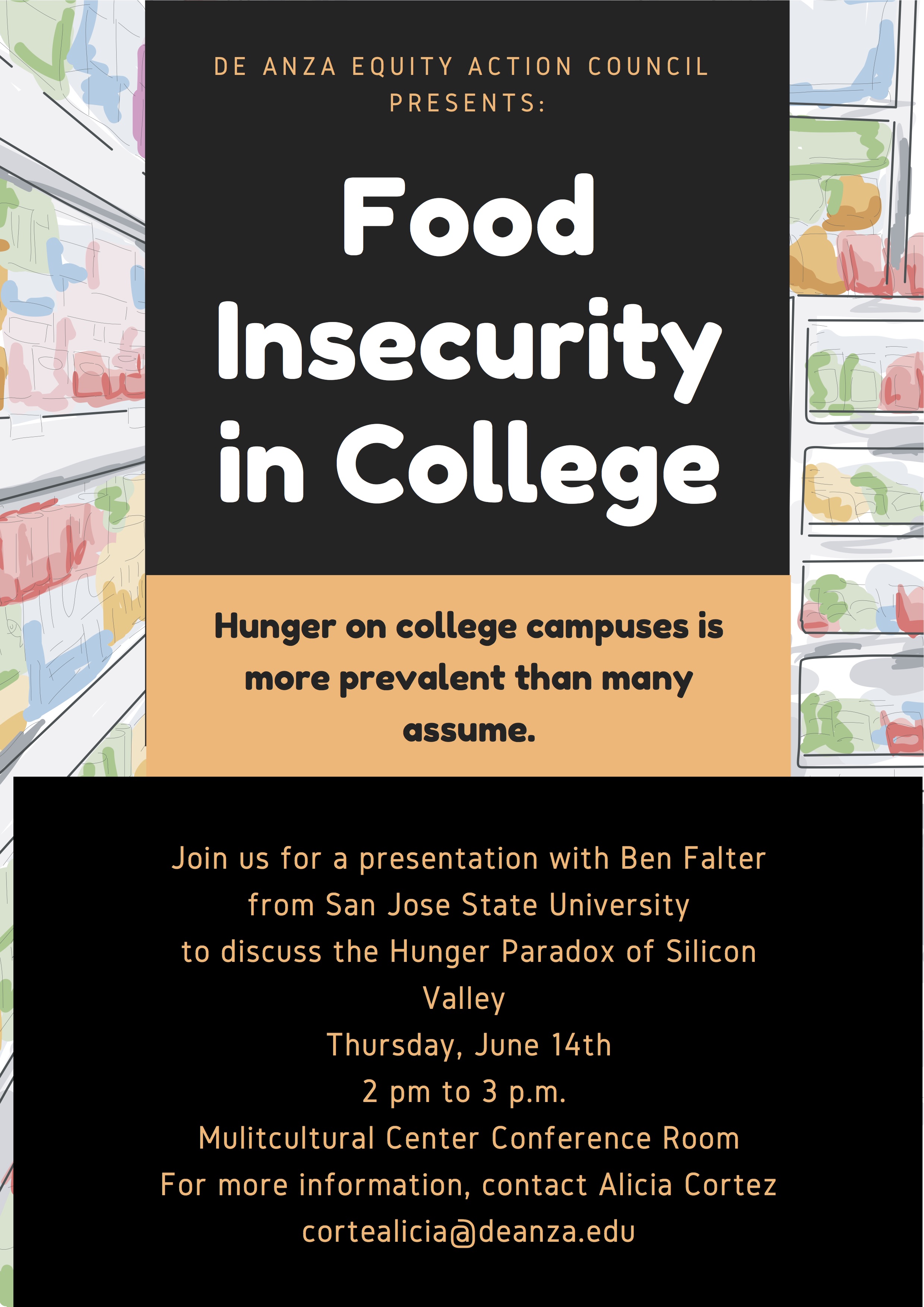 zfood Insecurity in College Presentation Flyer for June 14