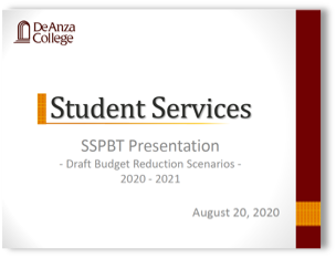 SSPBT Budget Scenarios - draft