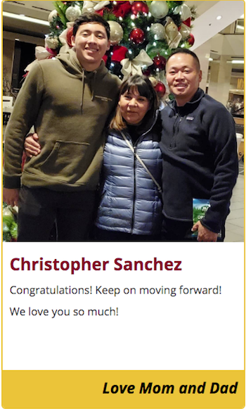 Congrats Card: Christopher Sanchez