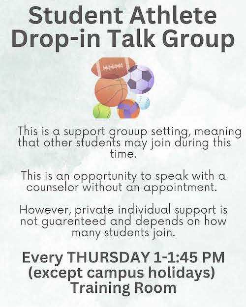 Student Athlete Group flyer 2023