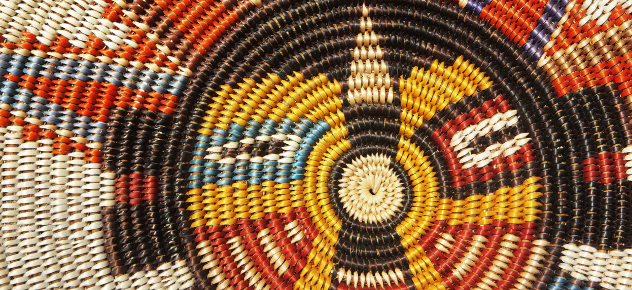 woven Native American pattern