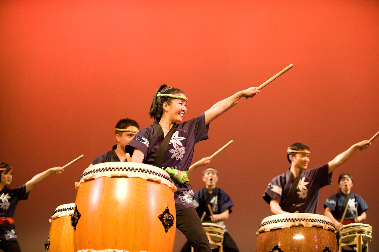 Taiko drummers