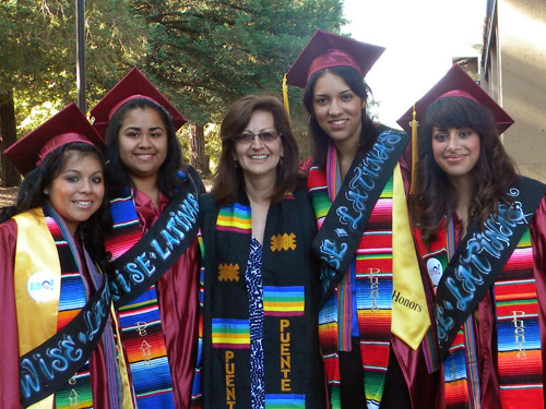 Puente students at graduation