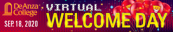 De Anza College Sept. 18 2020 Virtual Welcome Day