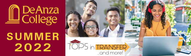 De Anza College Summer 2022 - Tops in Transfer and more!