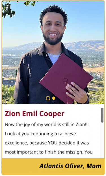 Congrats Card for Zion Cooper