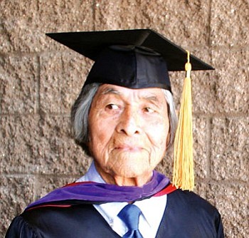 Emory Sekaquaptewa Image with Graduation Cap