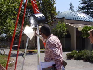 Instructor with Solar Oven