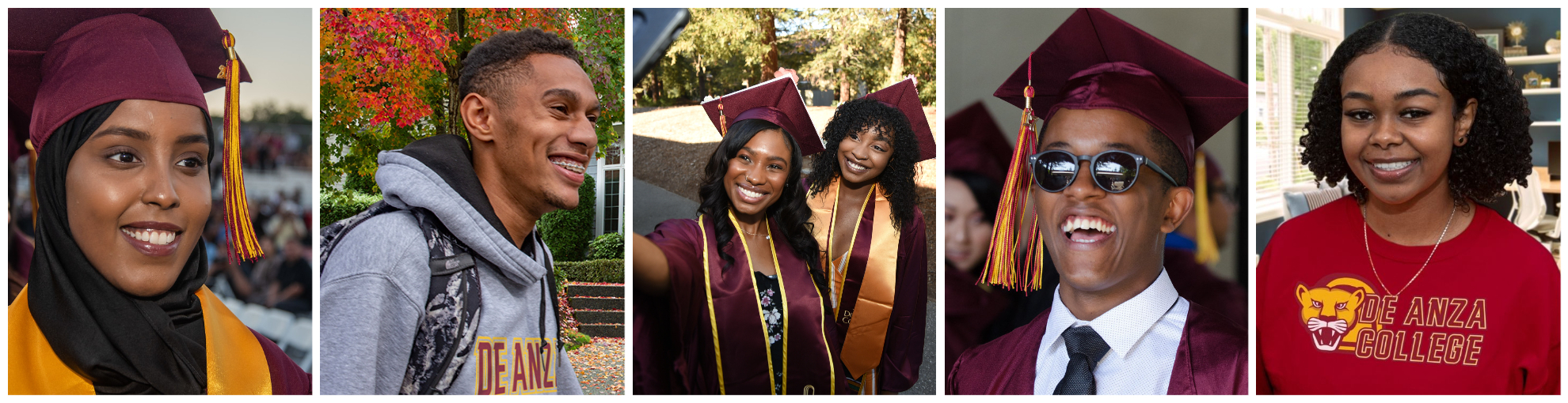 photo vignettes of students and graduates