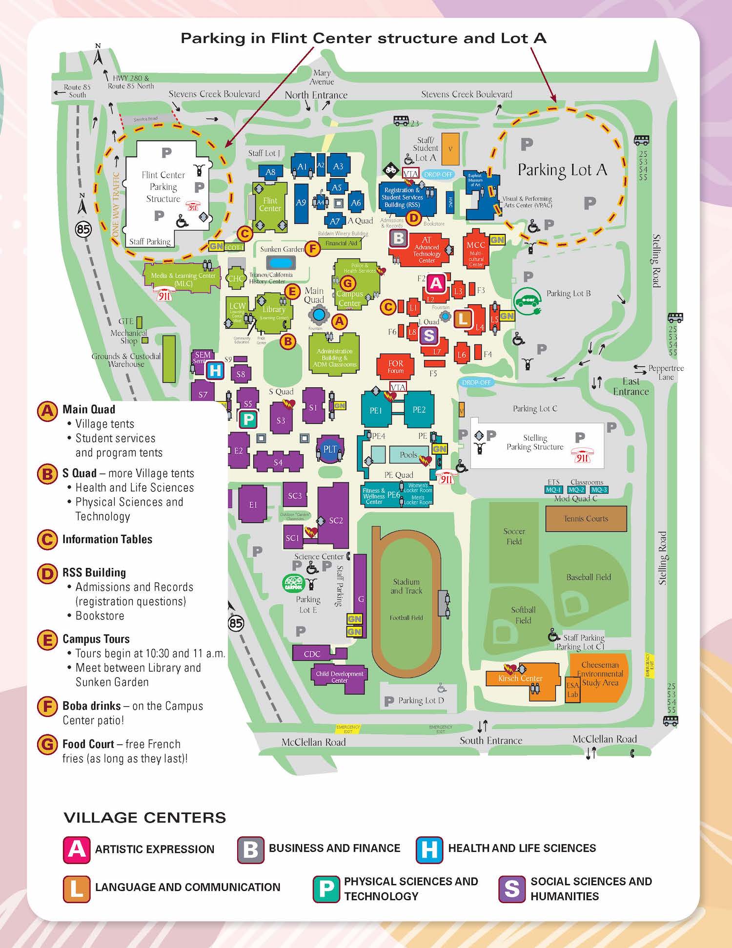 Welcome Day 2023 map